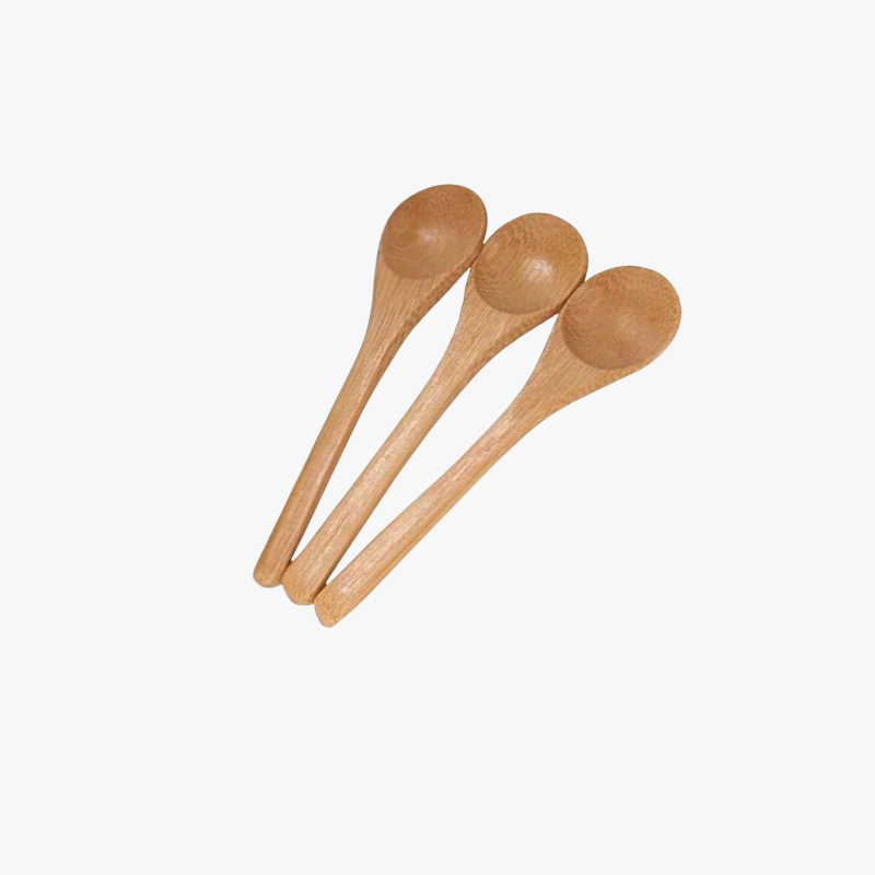 Mini Wooden Spoon – Ideal for Powders (Set of 3)