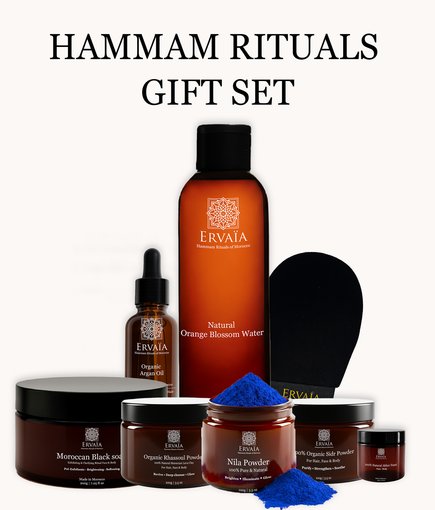 Hammam Ritual Set : Full Moroccan Spa Experience