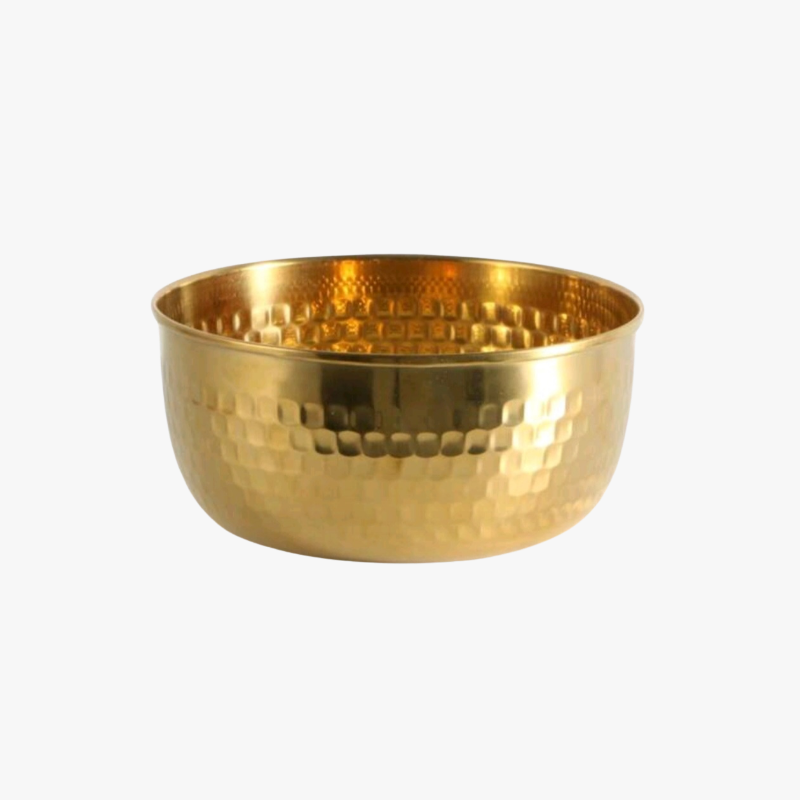 Gold Hammam Bowl – Stainless Steel (1.5L)