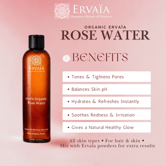 Organic Rose Water 100% Pure