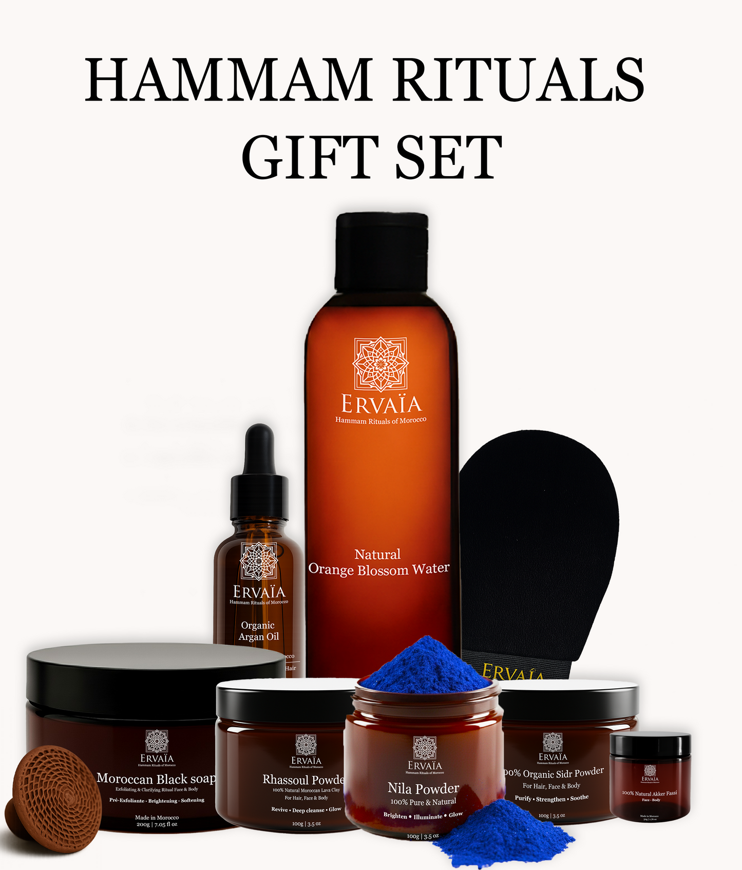 Hammam Ritual Set : Full Moroccan Spa Experience