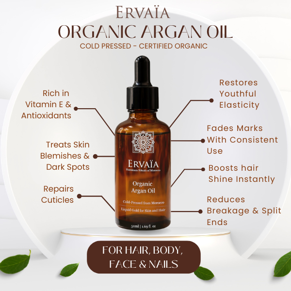 Argan Oil - 100% Pure & Organic Moroccan