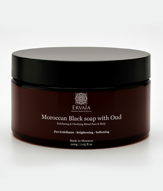 Moroccan Black Soap with Oud