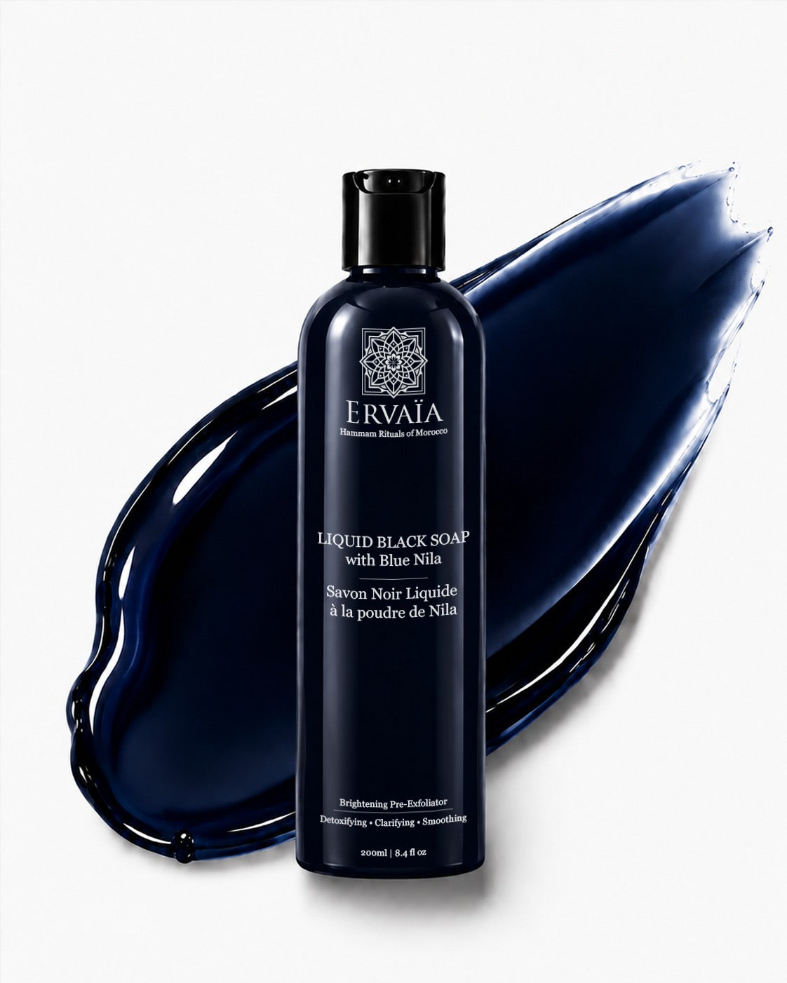 Liquid Black Soap with Blue Nila