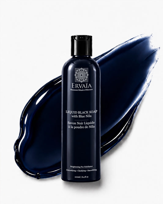 Liquid Black Soap with Blue Nila