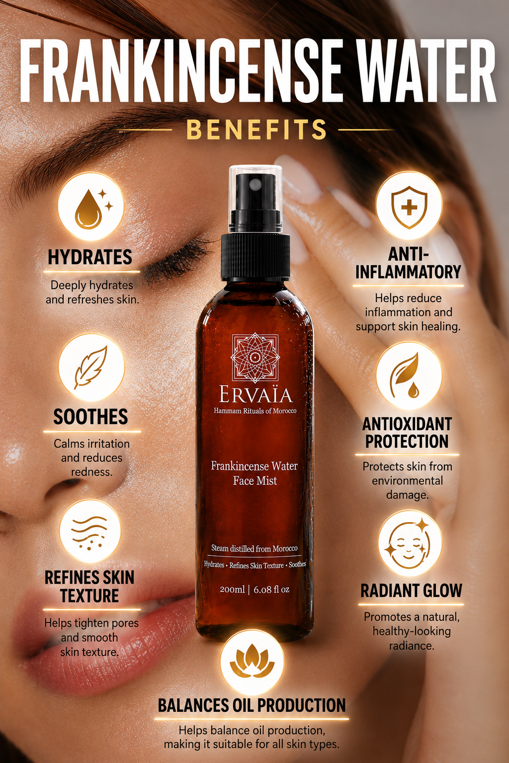 Frankincense Water - Face Mist & Toner